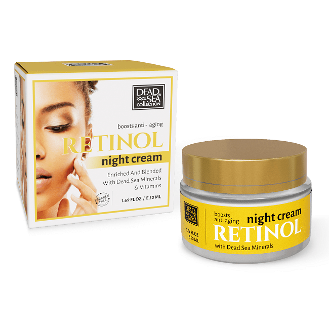 "DEAD SEA COLLECTION" Retinooliga öö näokreem 50 ml