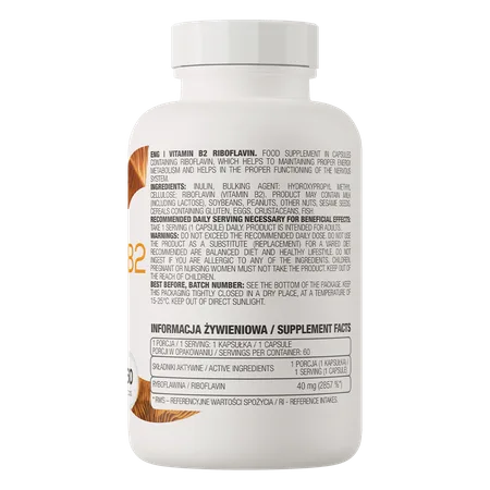 "OSTROVIT" Vitamiin B2 Riboflaviin, kapslid N60 