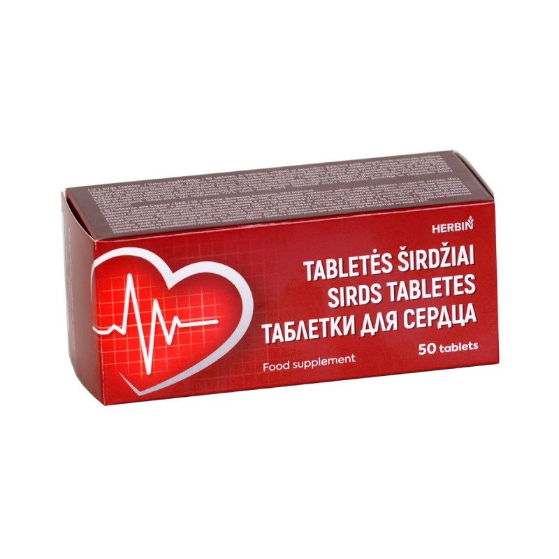 "HERBIN" Südame tabletid N50