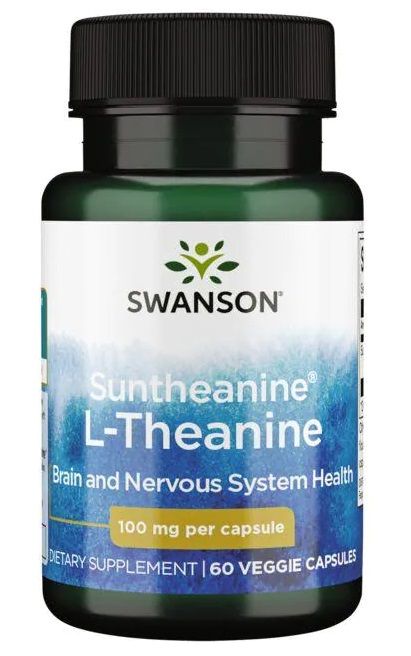 "SWANSON" Suntheanine L-Theanine 100 mg N60