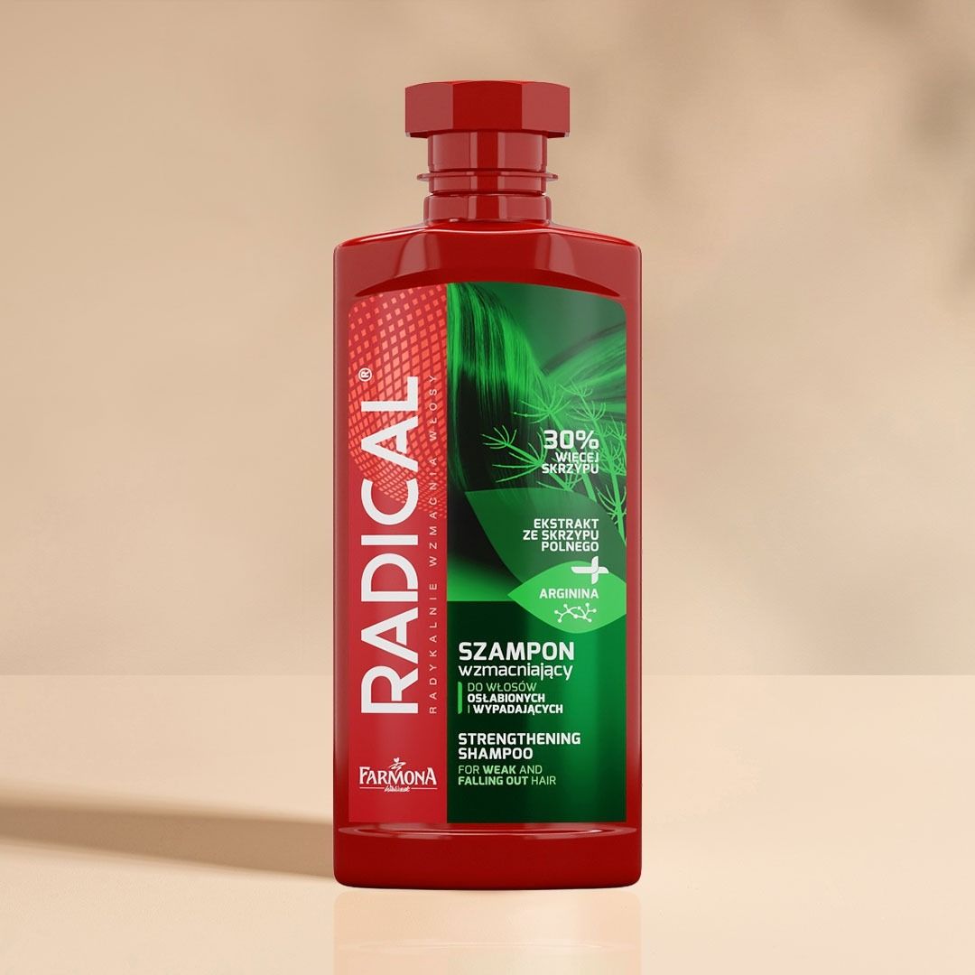"RADICAL" Tugevdav šampoon juuste väljalangemise vastu 400 ml