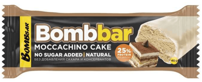 "BOMBBAR" glasuuritud batoon "Mokakohvi tort", 40 g.