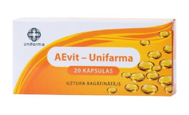 "UNIFARMA" AEvit kapslid N20