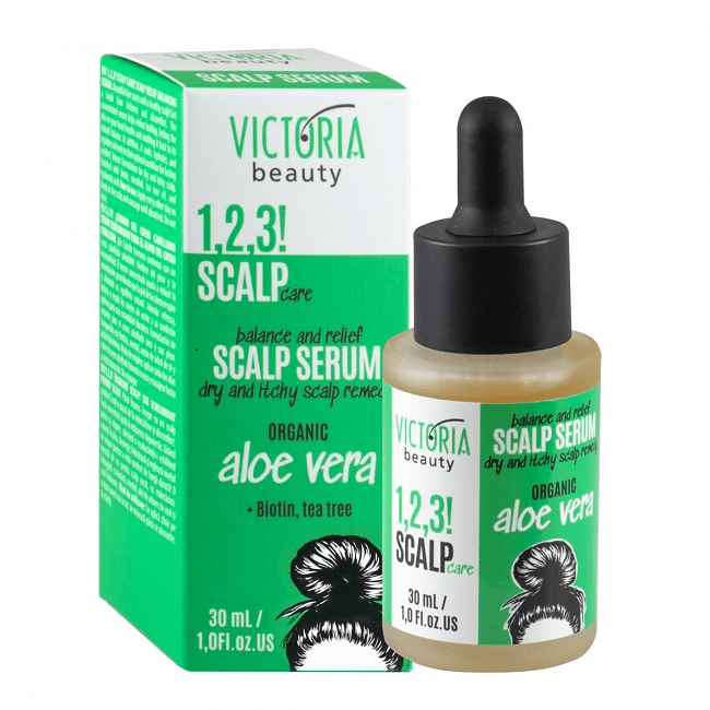 "VICTORIA BEAUTY" 1,2,3 Aloe vera seerum kuivale peanahale, 30 ml