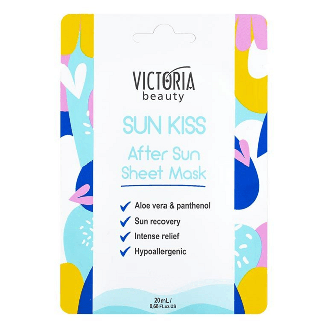"VICTORIA BEAUTY" Päevitusjärgne kangasmask näole, 20 ml