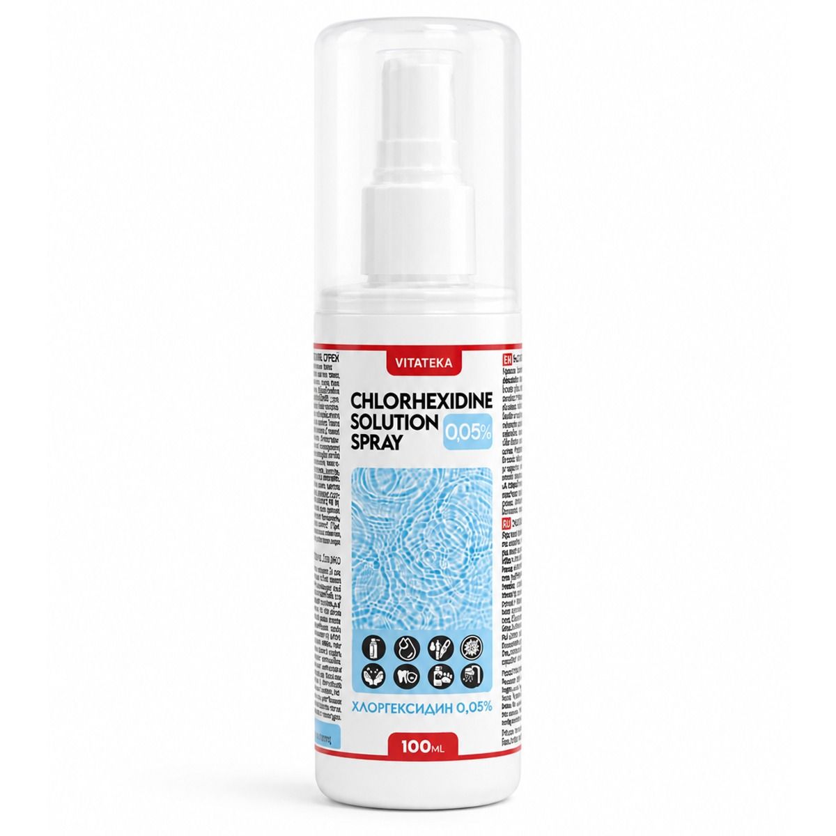 "VITATEKA" Kloorheksidiini lahus 0,05% Pihusti, 100 ml