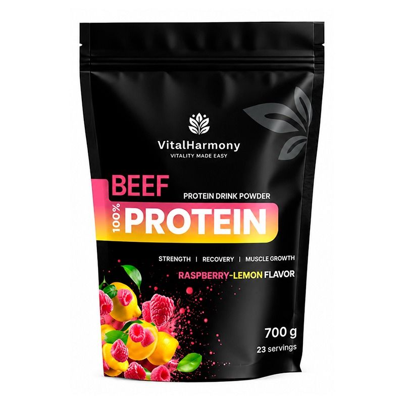 "VH.NUTRA" Beef Protein Raspberry-Lemon 700 g