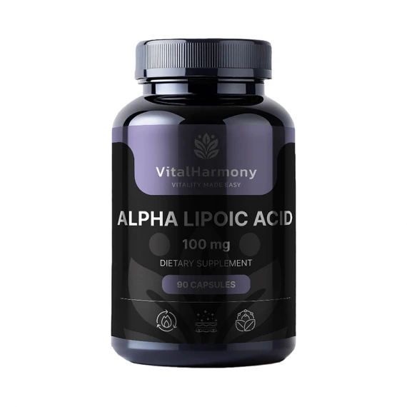 "VitalHarmony" ALFA-LIPOEHAPE kapslid N90