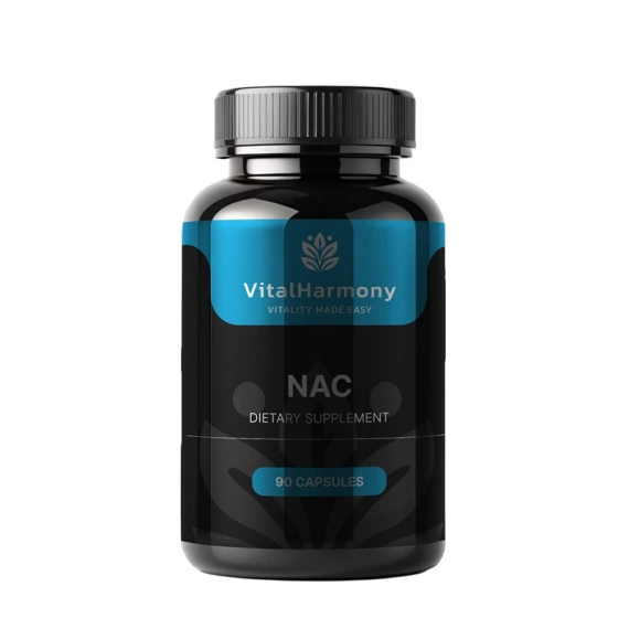 NAC (N-ацетил-L-цистеин) биологически активная добавка, N90- VitalHarmony