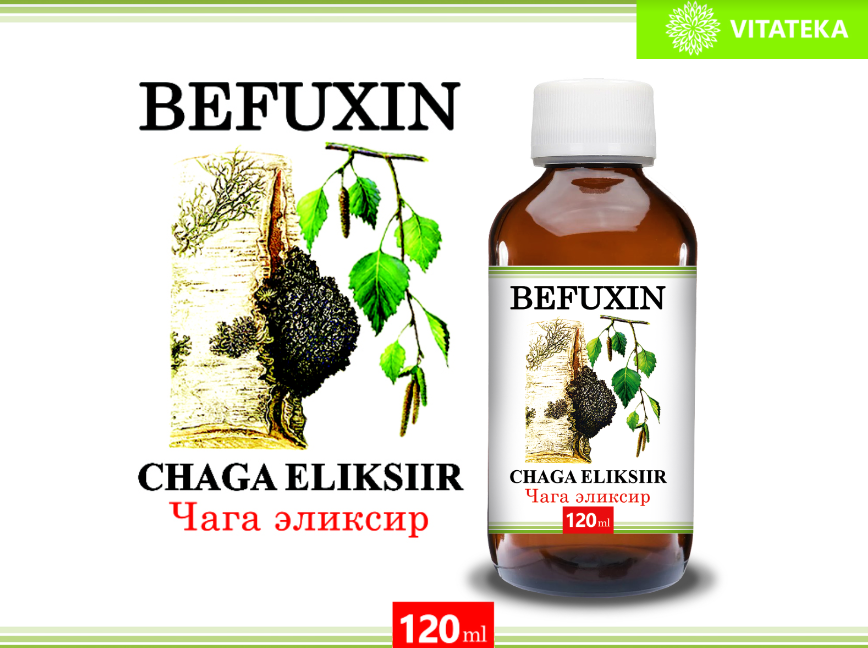 Befuxin – chaga eliksyras