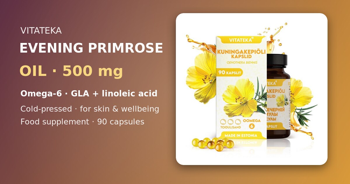 Kuningakepiõli kapslid VITATEKA 500 mg, 90 kapslit