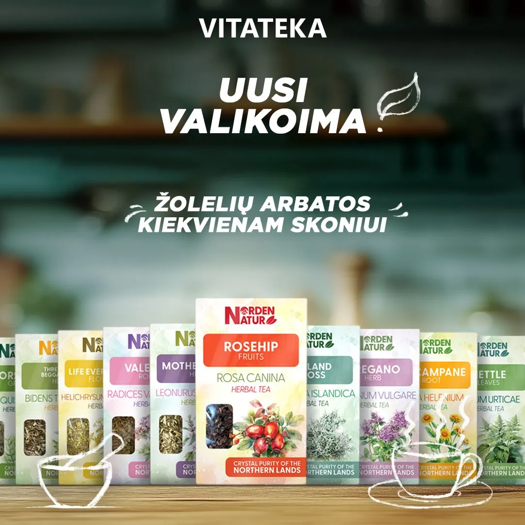 Vitateka žolelių arbatos